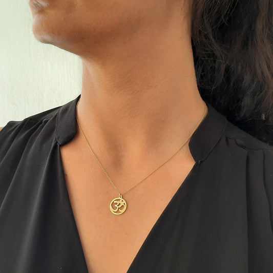 Dainty Om Pendant