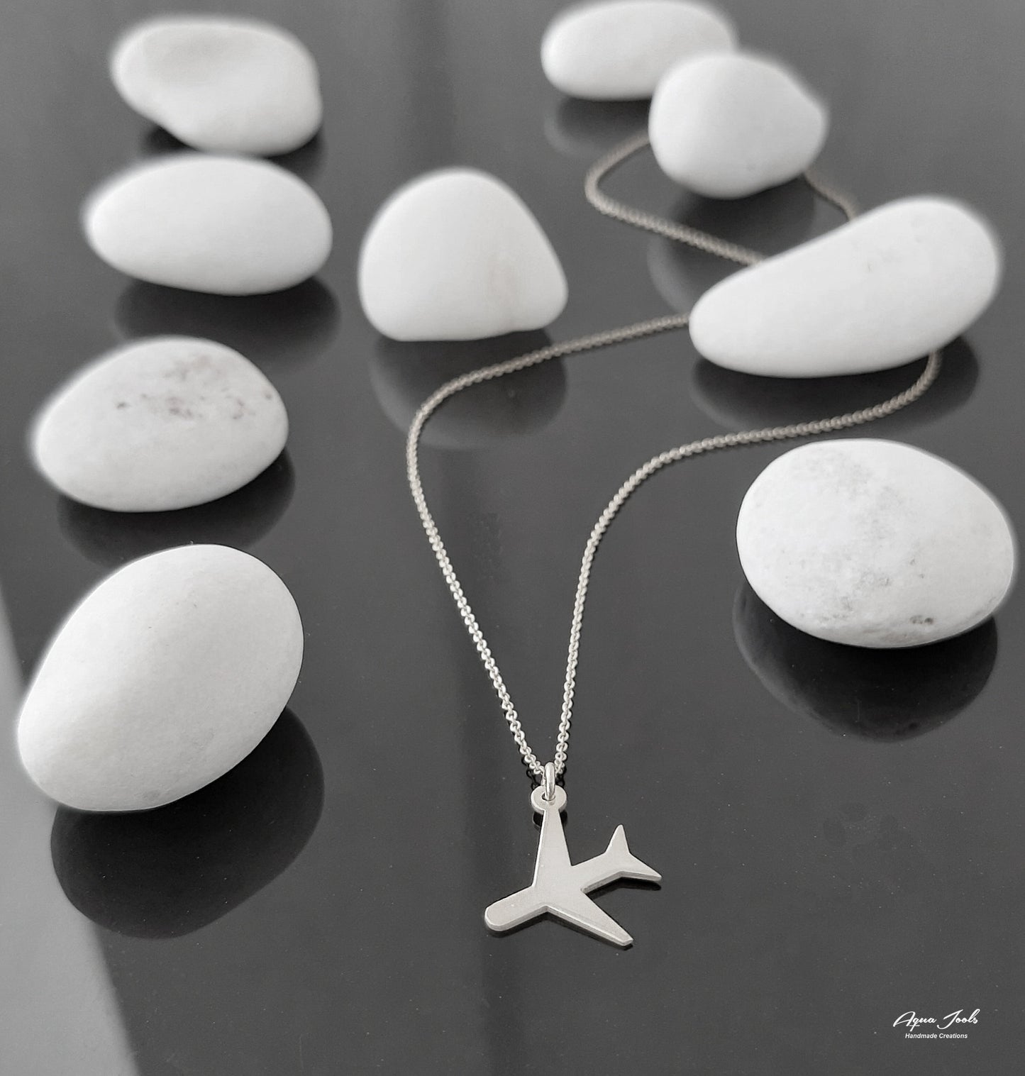 Dainty Airplane Necklace