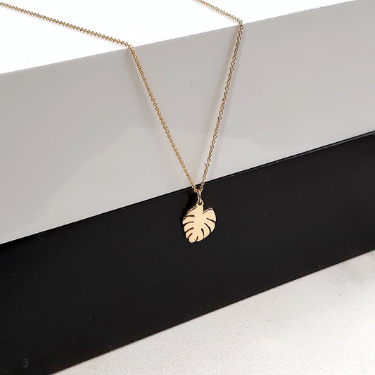 Monstera Leaf Pendant