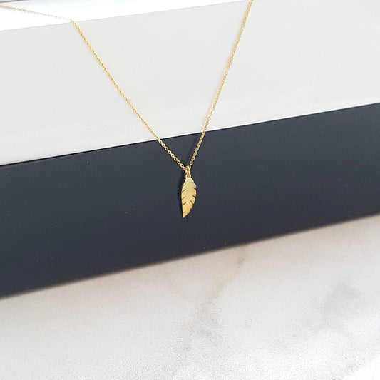 Gold Leaf Necklace