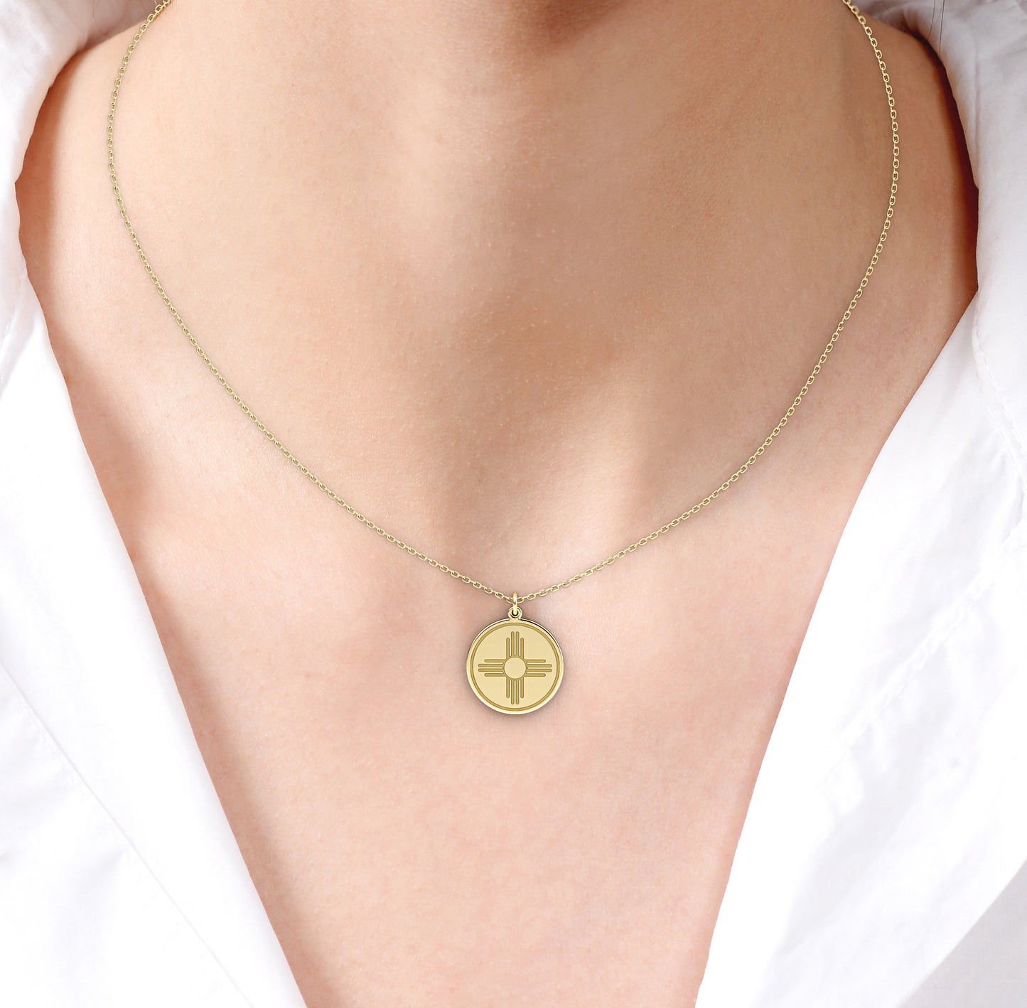 Zia Sun Symbol Necklace
